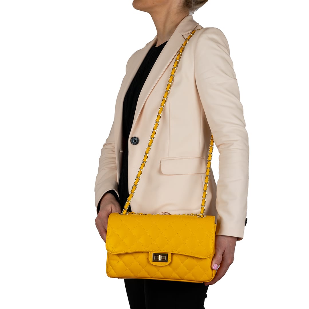 geanta-femei-piele-naturala-galben-Aida-4