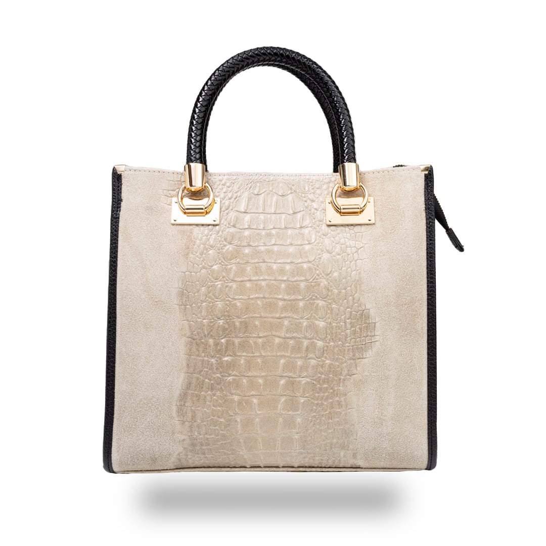 geanta-femei-piele-naturala-bej-negru