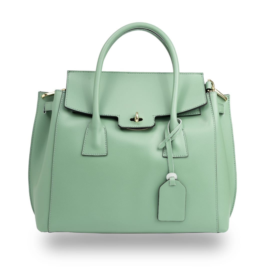 geanta-femei-piele-naturala-verde-ioana