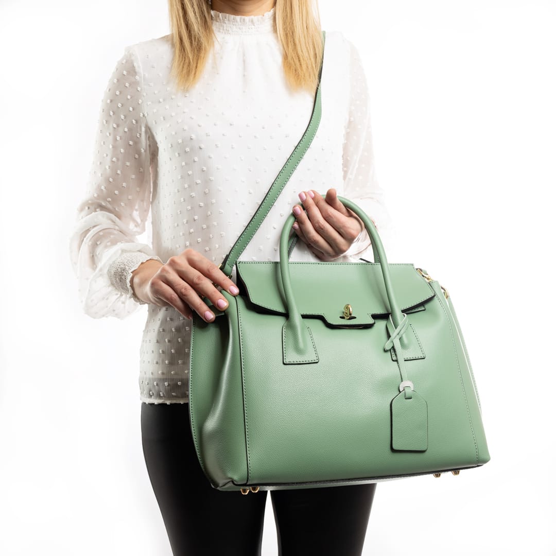 geanta-femei-piele-naturala-verde-ioana4