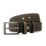 curea-barbati-piele-naturala-verde-Olive