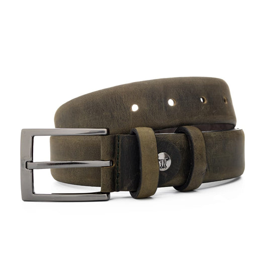 curea-barbati-piele-naturala-verde-Olive