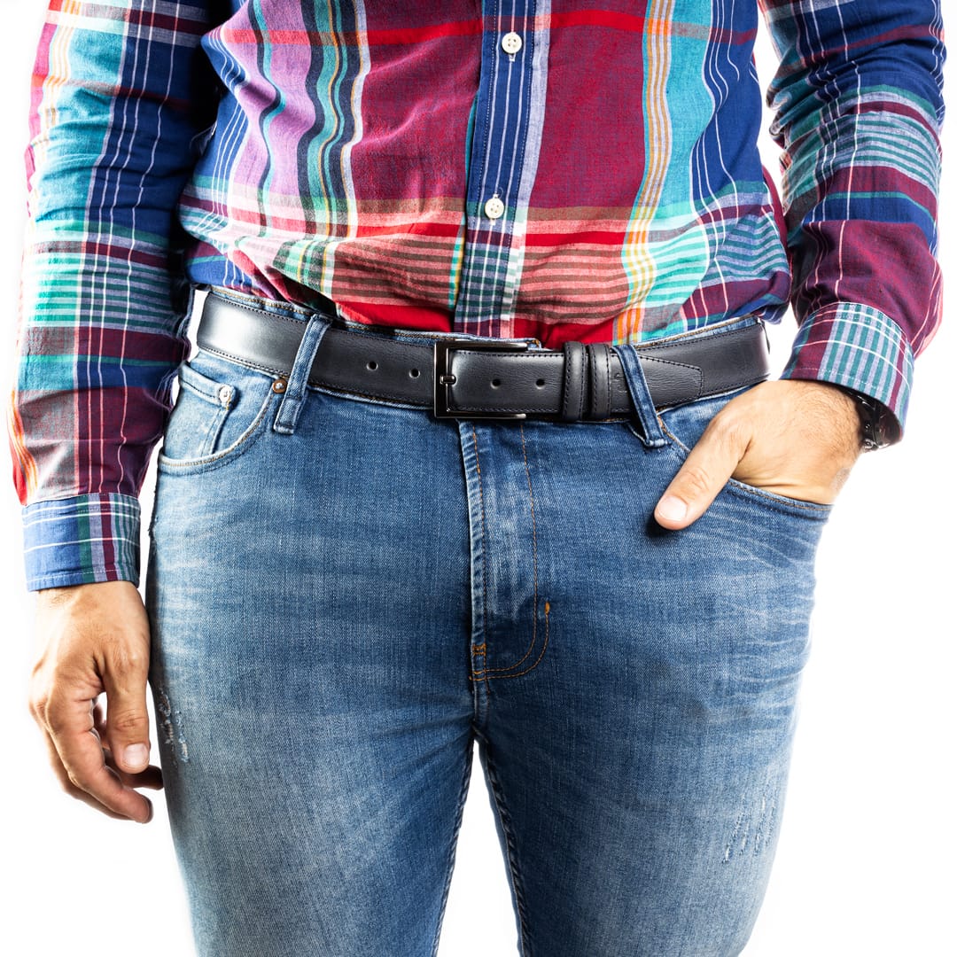 curea-barbati-piele-naturala-bleumarin-Blue-Line4