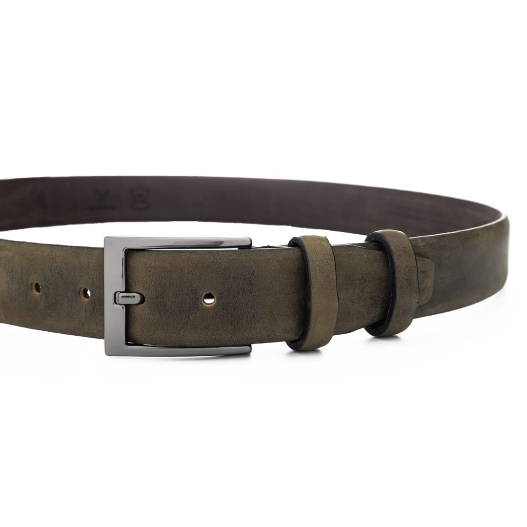 curea-barbati-piele-naturala-verde-Olive1