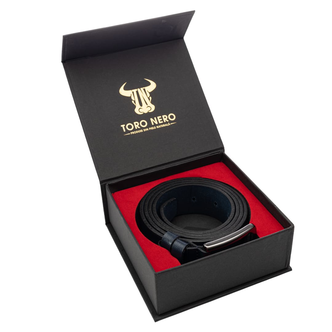 set-cadou-curea-piele-naturala-albastru-Blue-Notte