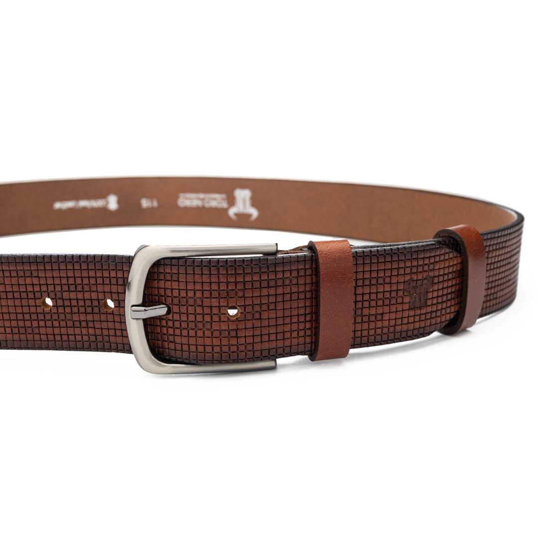 curea-barbati-piele-naturala-maro-HoneyComb1