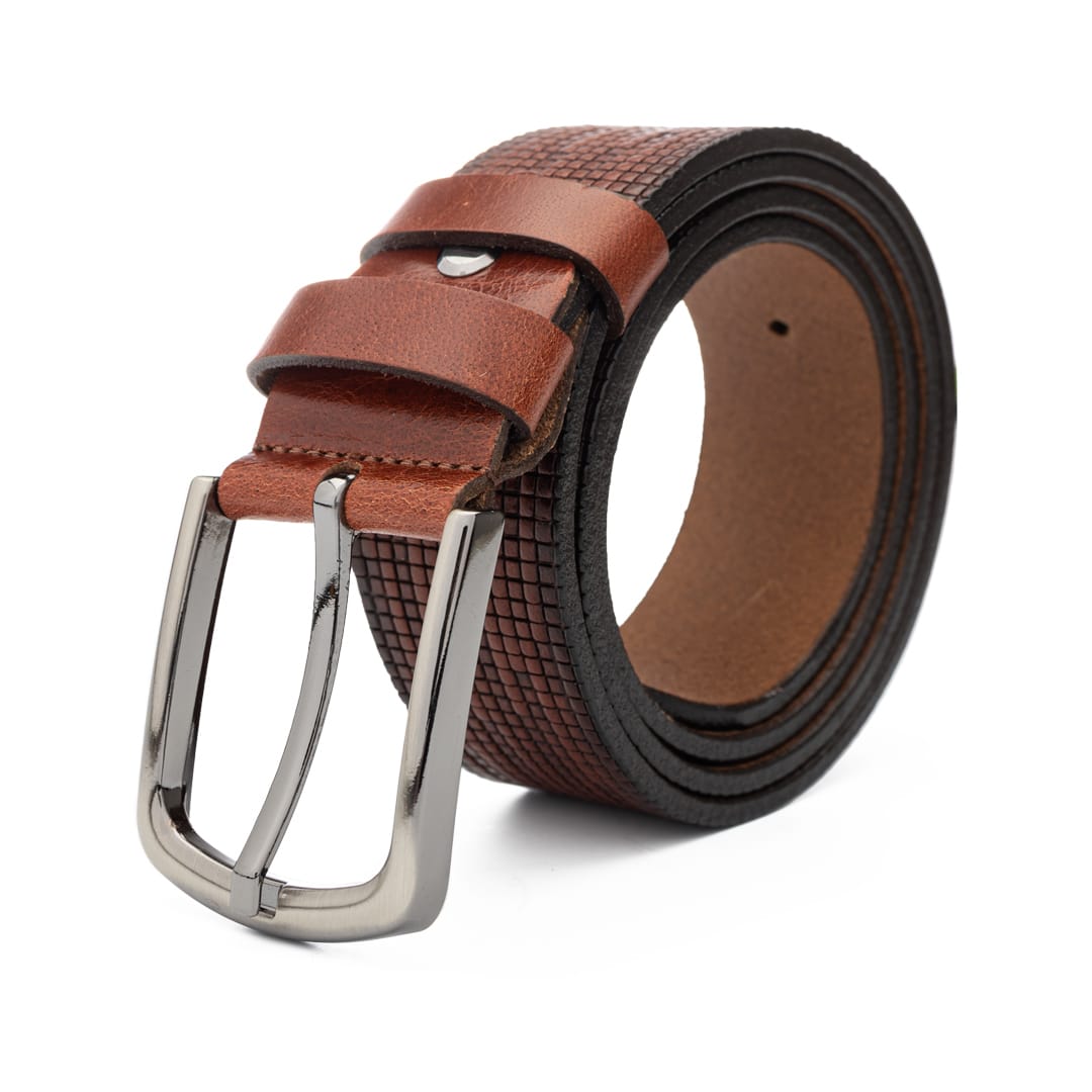curea-barbati-piele-naturala-maro-HoneyComb3