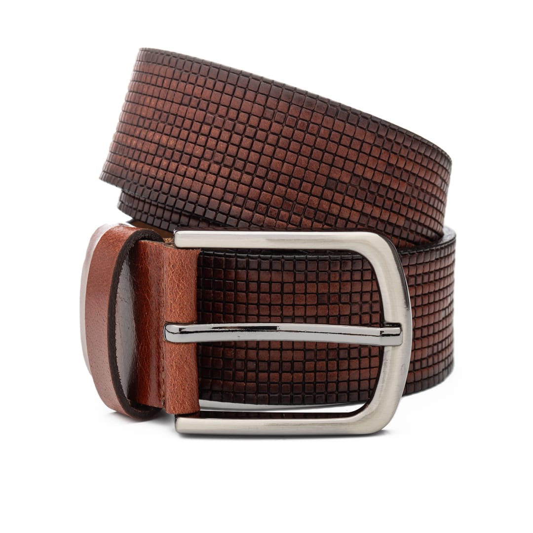 curea-barbati-piele-naturala-maro-HoneyComb