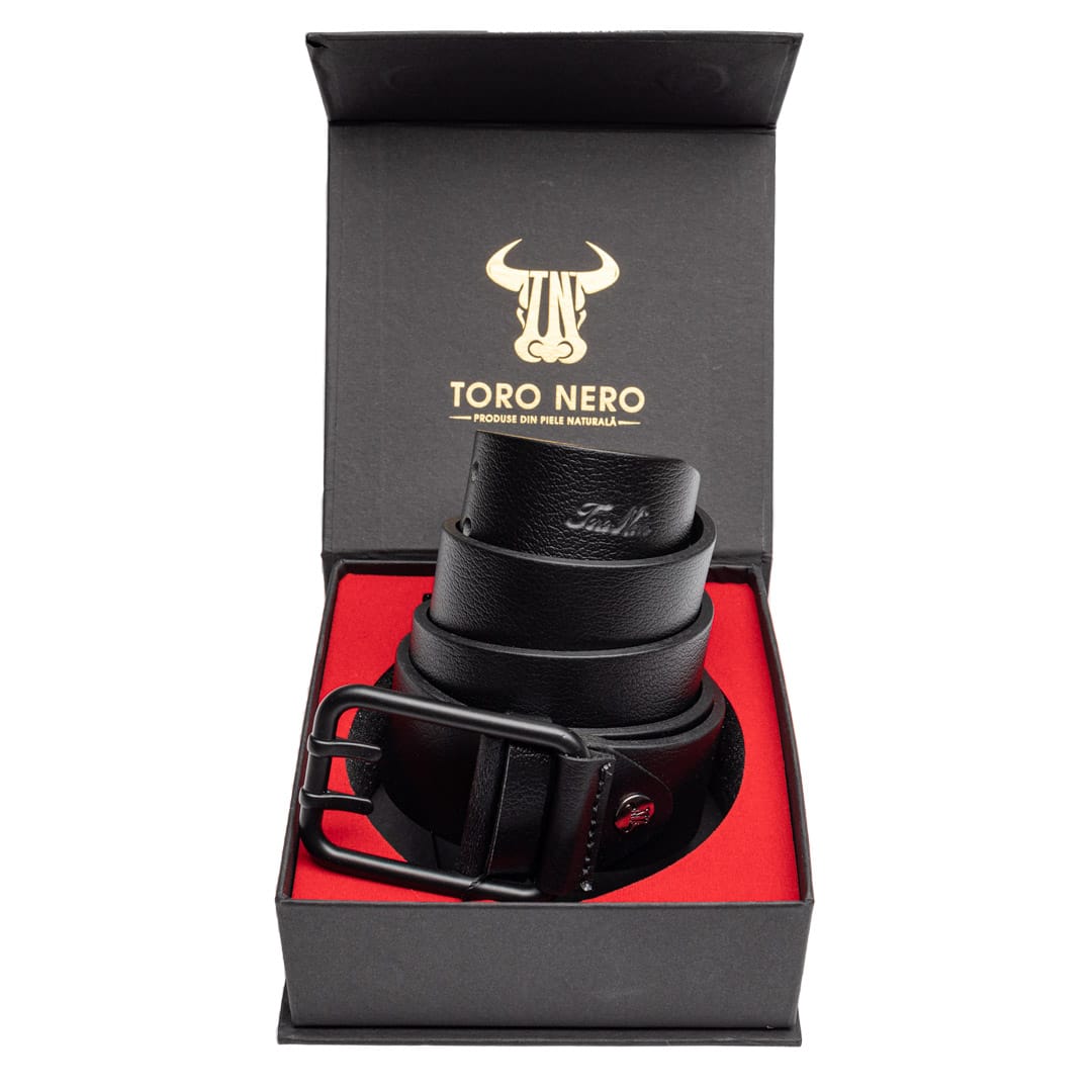 set-curea-barbati-piele-naturala-negru-Two-holes1
