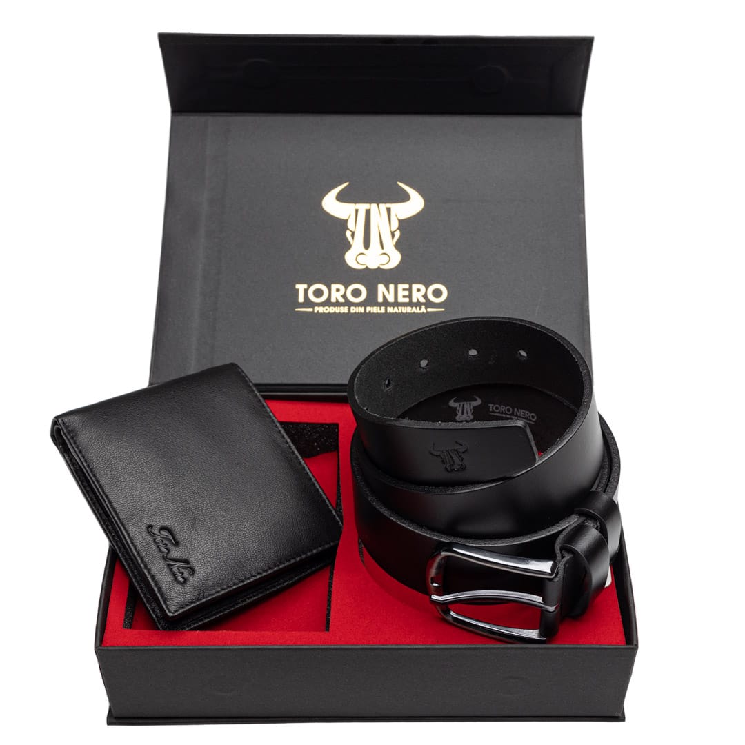 set-cadou-barbati-piele-naturala-negru-Max-Smooth