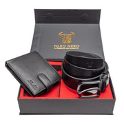 set-cadou-barbati-piele-naturala-negru-Vox-Smooth