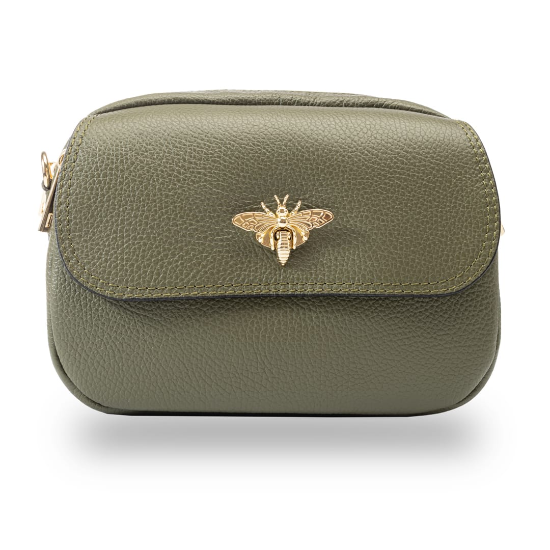 geanta-femei-piele-naturala-verde-armi-eleonora