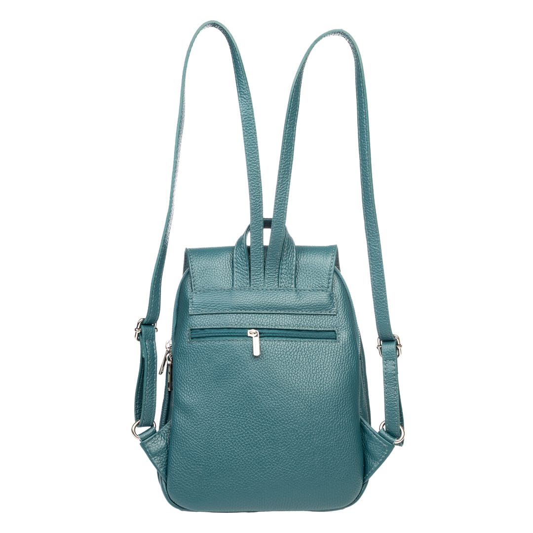 rucsac-femei-piele-naturala-verde-petrol-cris1