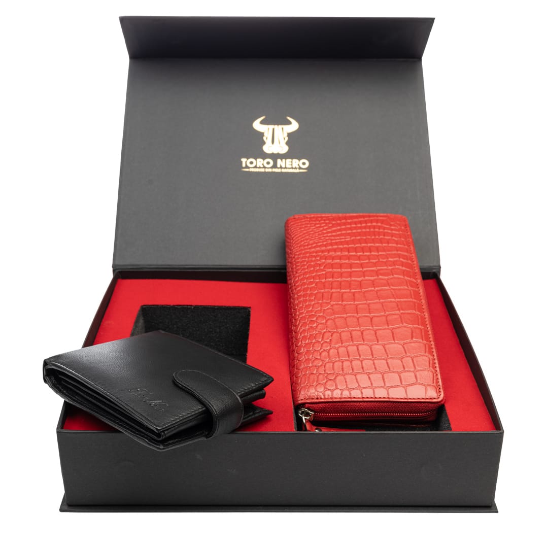 set-cadou-portofel-femeibarbati-piele-naturala-rosu-Gia-Viki
