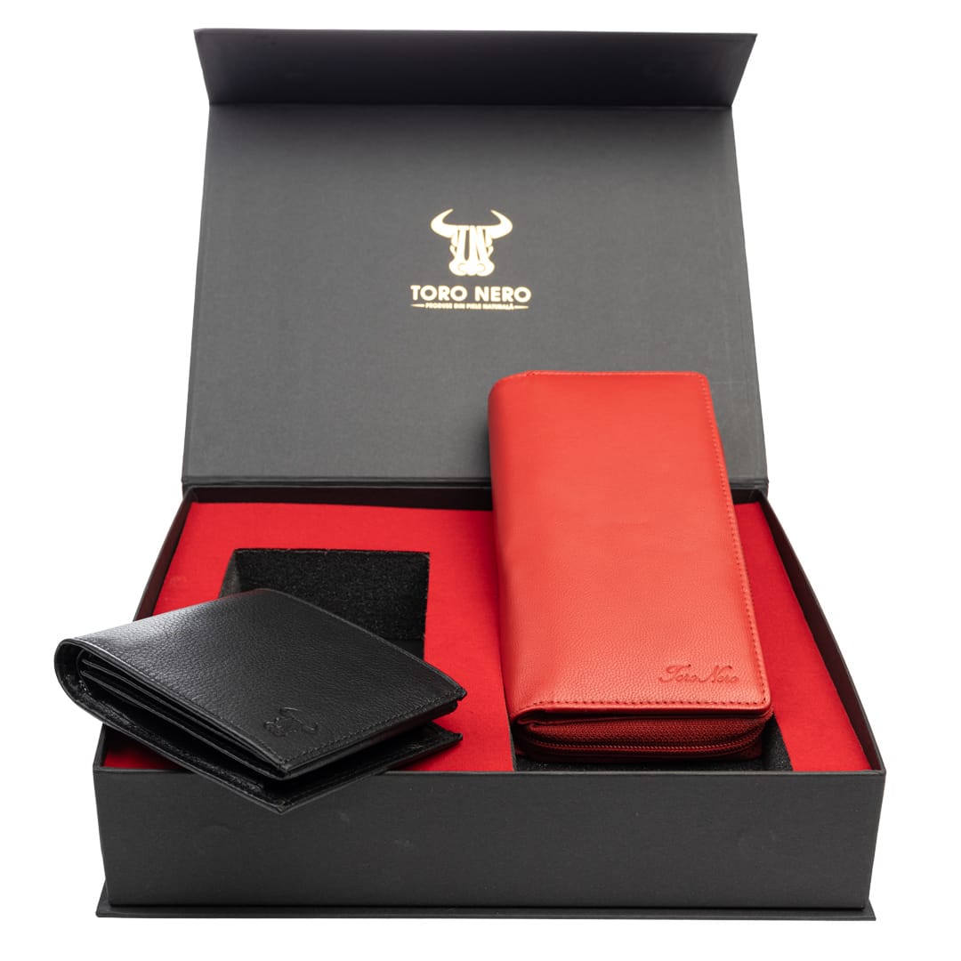 set-cadou-portofel-femeibarbati-piele-naturala-rosu-Gina-Muselles