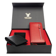 set-cadou-portofel-femeibarbati-piele-naturala-negru-rosu-Arya-Muselles