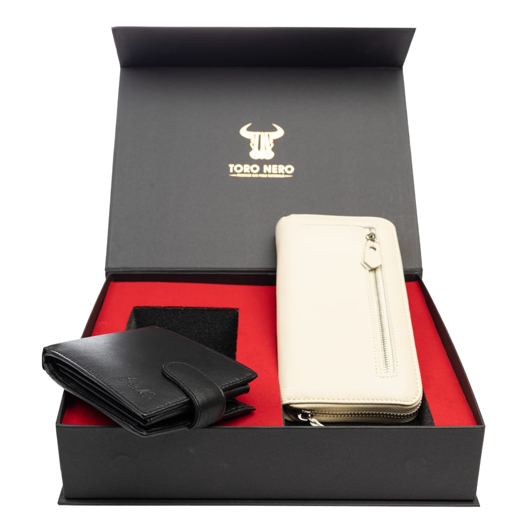 set-cadou-portofel-femeibarbati-piele-naturala-negru-bej-Arya-Viki