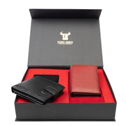 set-cadou-portofel-femeibarbati-piele-naturala-negru-rosu-Little-Vita-Opzioni