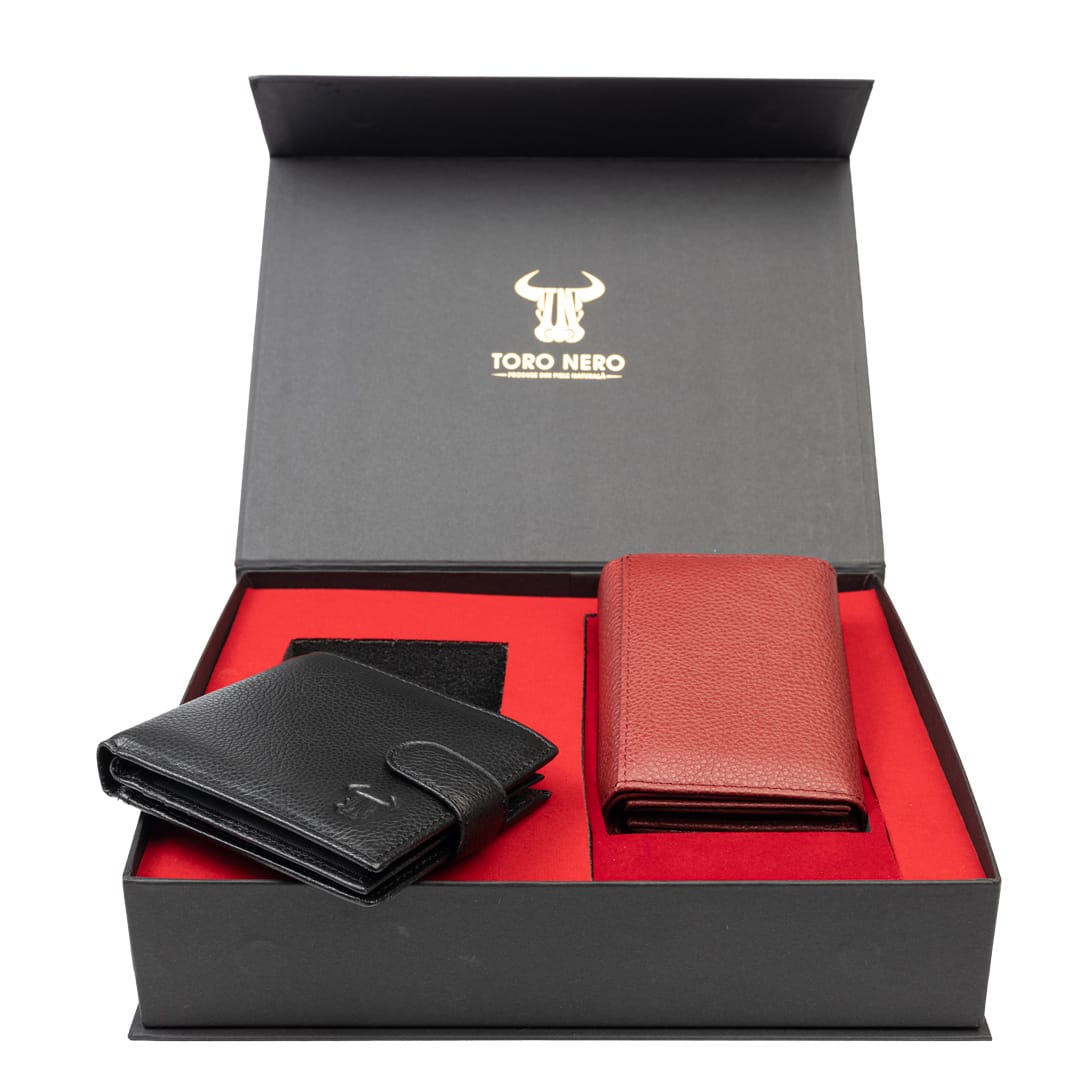 set-cadou-portofel-femeibarbati-piele-naturala-negru-rosu-Little-Vita-Opzioni