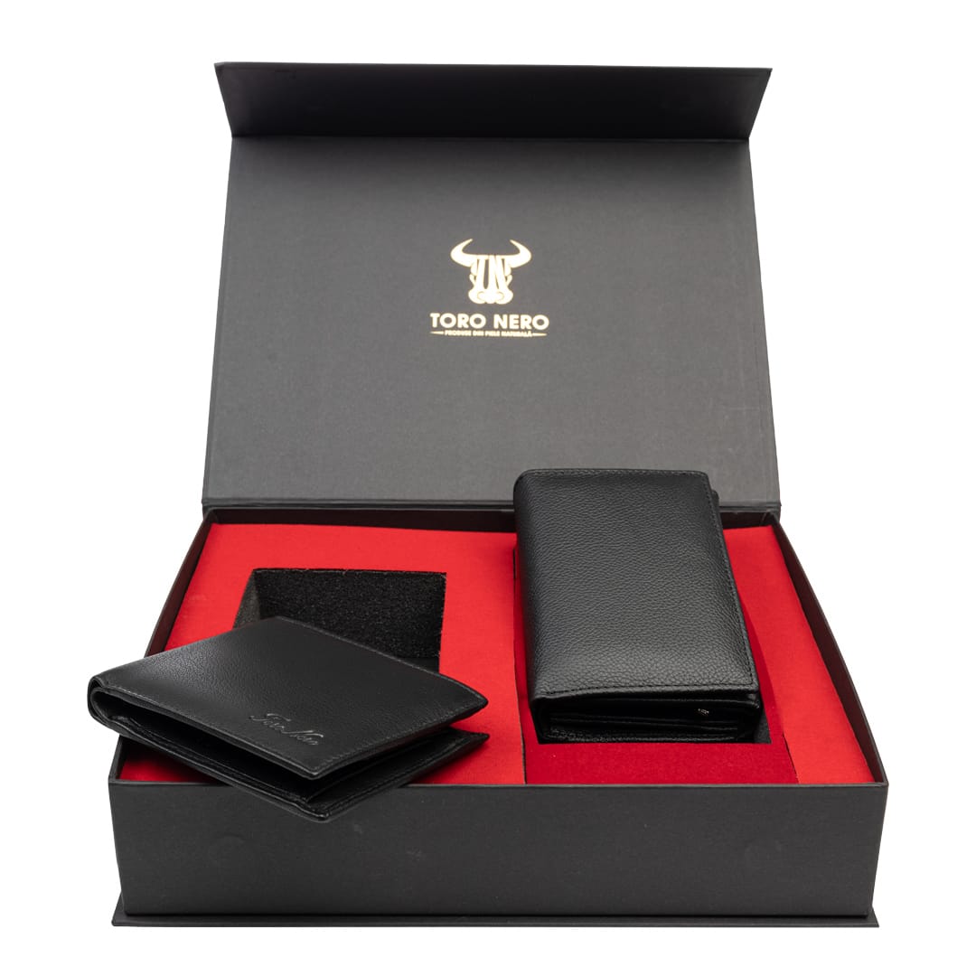 set-cadou-portofel-femeibarbati-piele-naturala-negru-Little-Manu