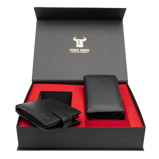 set-cadou-portofel-femeibarbati-piele-naturala-negru-Little-Viki