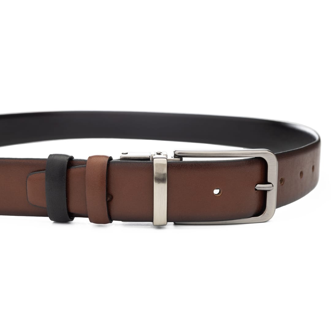 curea-barbati-piele-naturala-maro-negru-Verso1