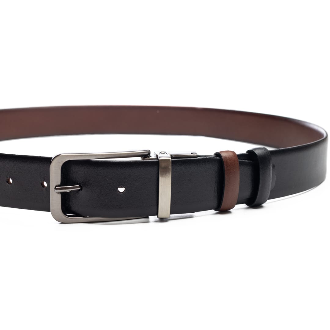 curea-barbati-piele-naturala-maro-negru-Verso8