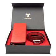 set-cadou-portofel-curea-femei-piele-naturala-rosu-Gina-Slim