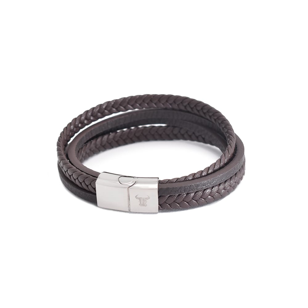 Bratara-barbati-piele-naturala-maro-Steel1