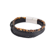 Bratara-barbati-piele-naturala-negru-Lenzo