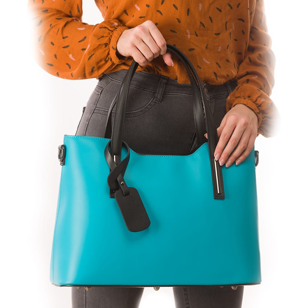 Geanta-dama-din-piele-naturala-turcoaz-Design-Lover