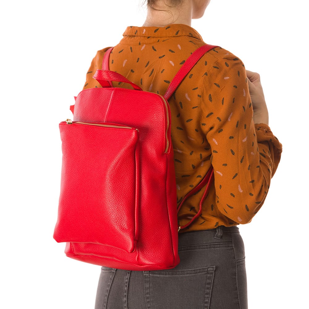 Rucsac-dama-din-piele-naturala-rosu-Duality