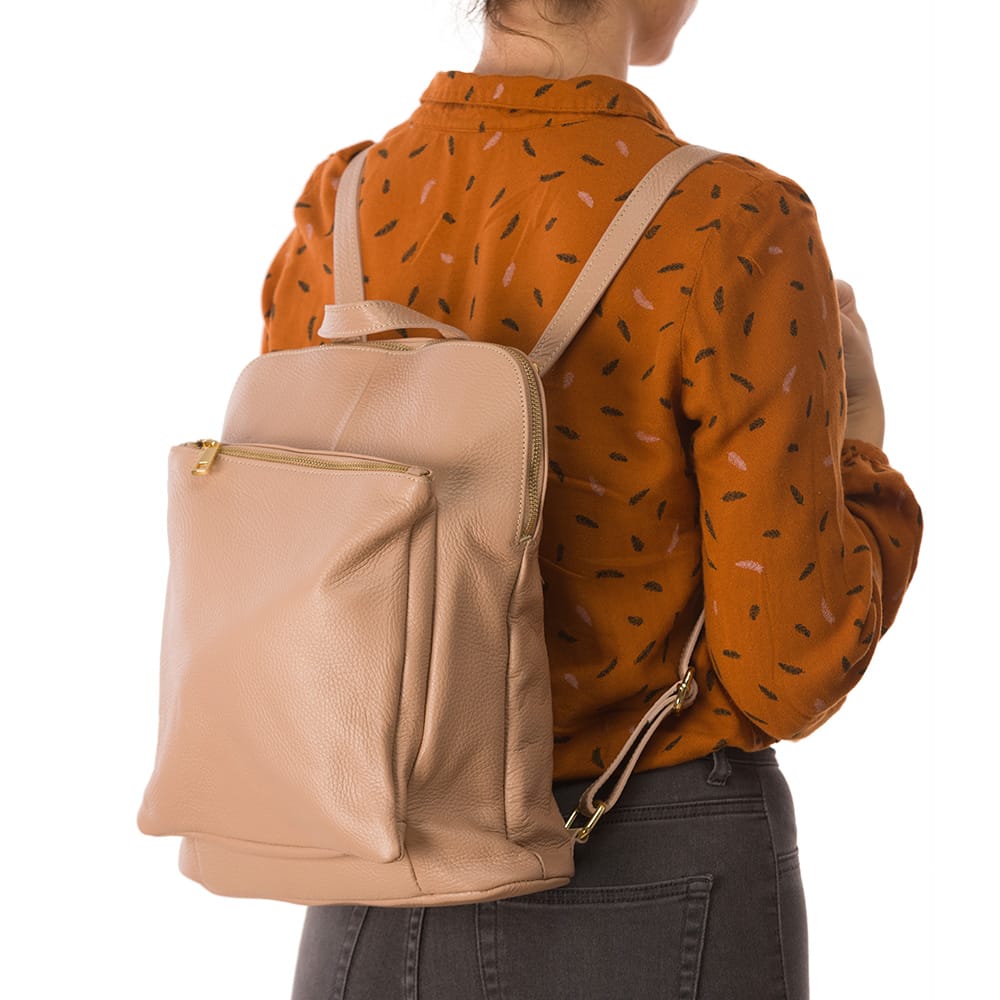 Rucsac-dama-din-piele-naturala-roz-pal-Duality