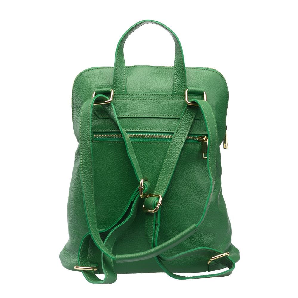 Rucsac-dama-din-piele-naturala-verde-Duality_7