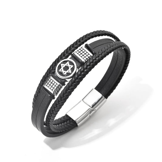 Bratara-barbati-piele-naturala-argintiu-Big Star.jpg