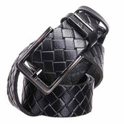 curea-barbati-piele-naturala-neagra-Braid-Night