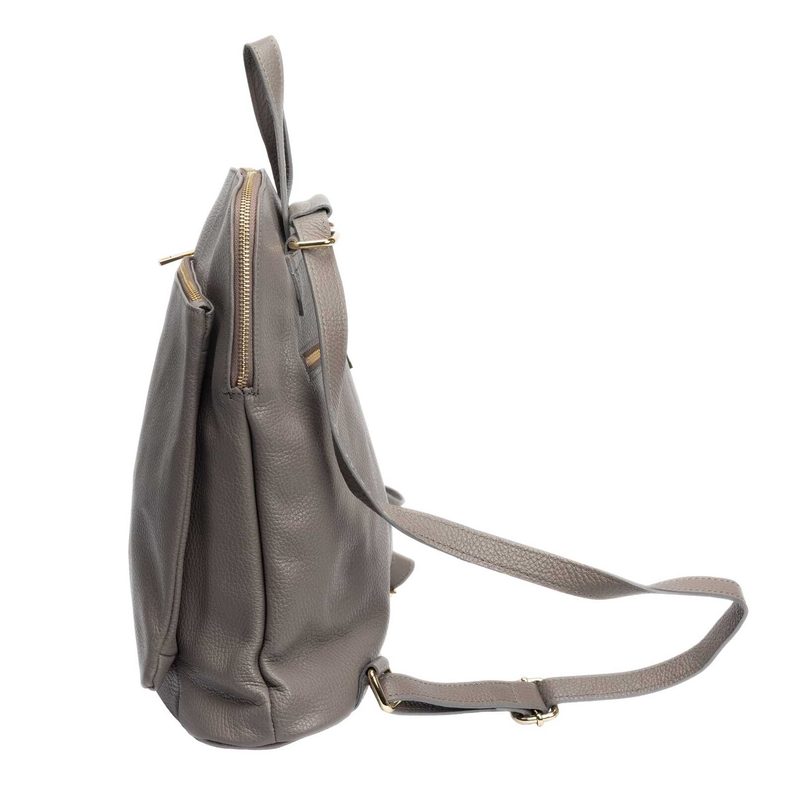 Rucsac-dama-din-piele-naturala-gri-Duality_4