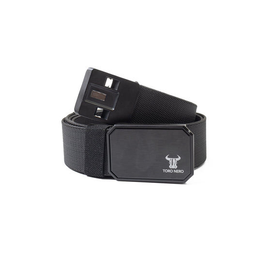 Curea barbati elastica,catarama magnetica,reglabila pentru mai multe dimensiuni(maxim 125cm), negru Tor