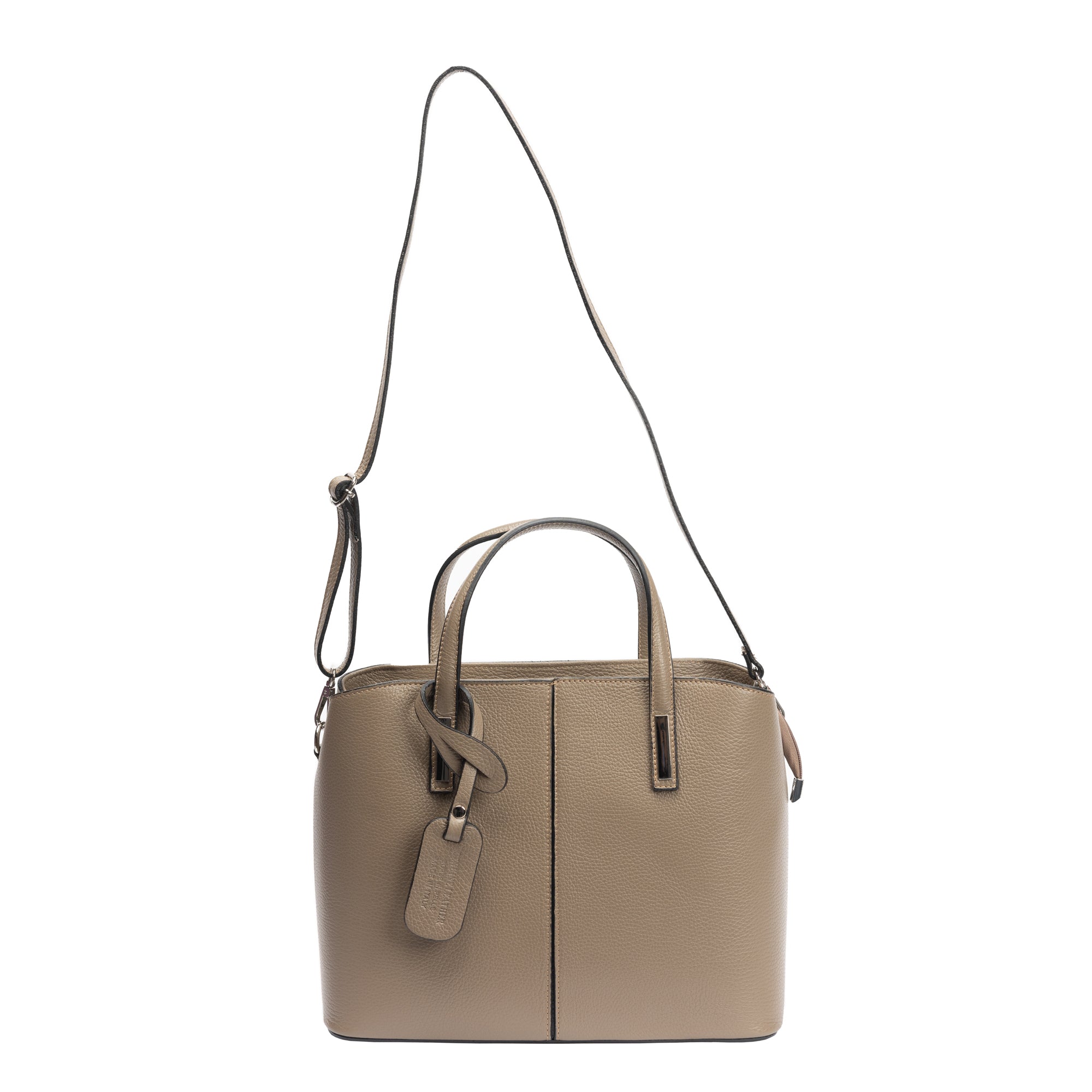 Geantă damă din piele naturala bej Mara