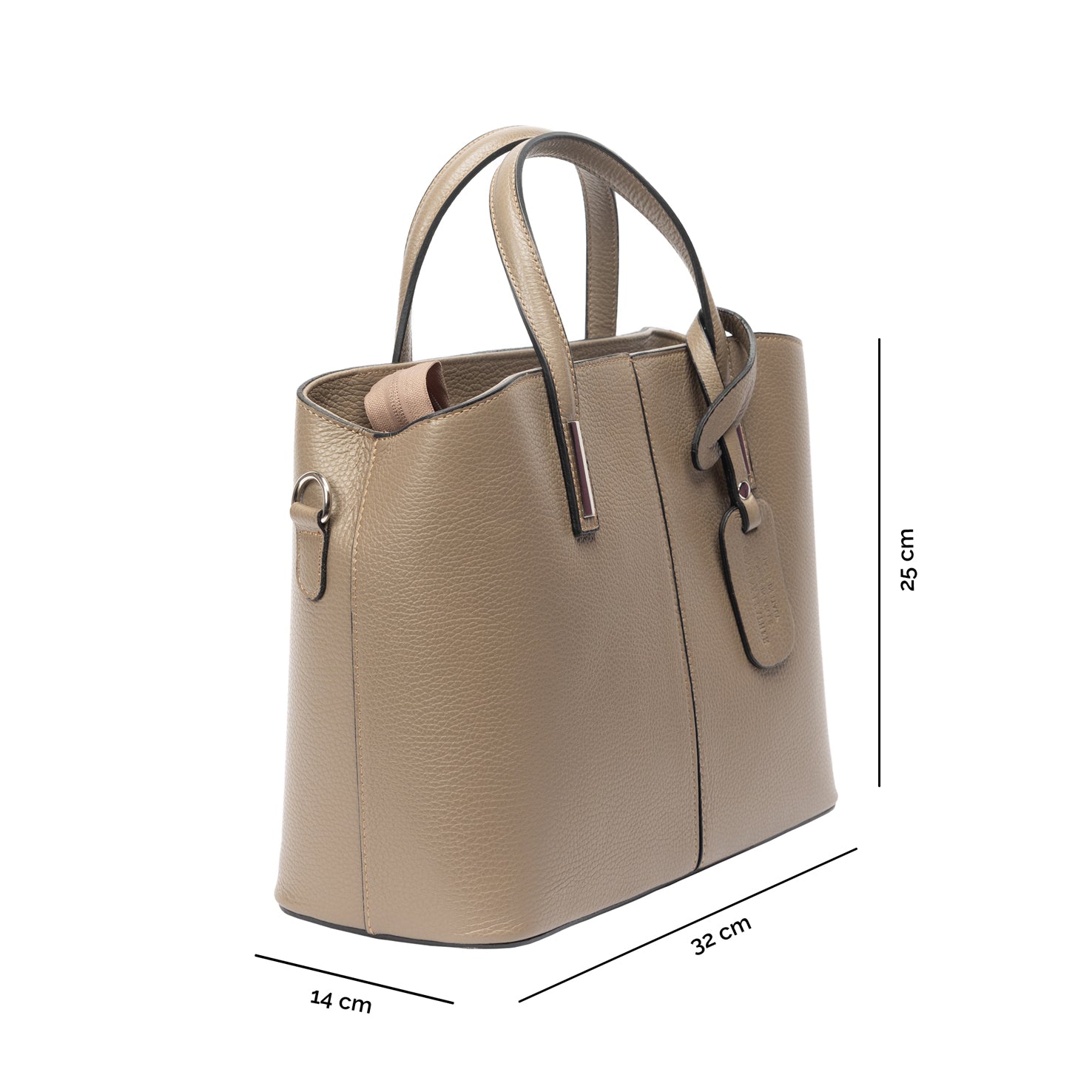 Geantă damă din piele naturala bej Mara