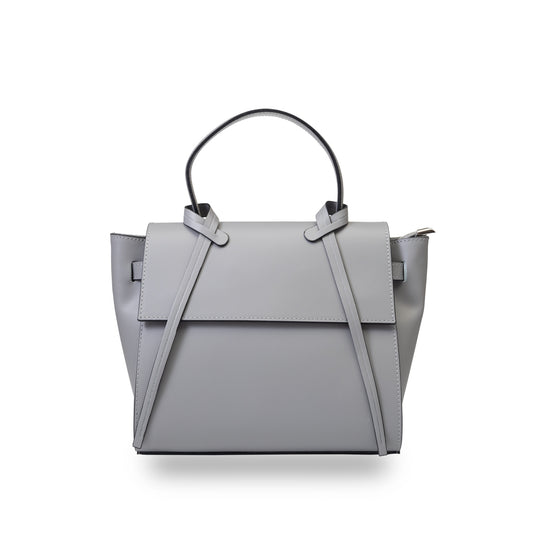 Geantă damă din piele naturala gri Erika