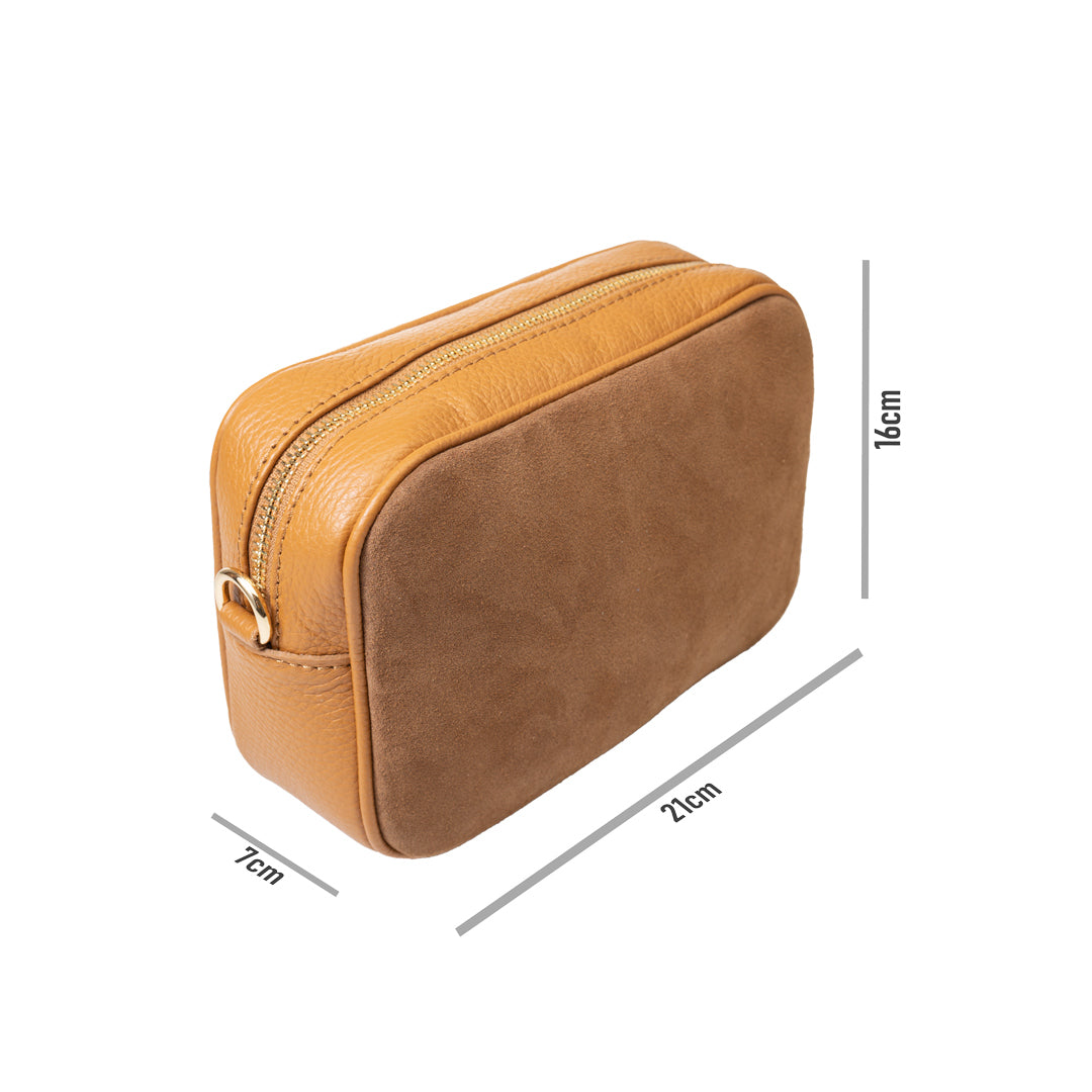 Geantă damă din piele naturală maro Ancuta