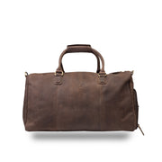 Geanta de voiaj/fitness din piele naturala maro inchis Travel Bag