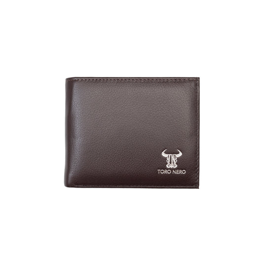 Portofel barbati din piele naturala maro Doris,protectie RFID
