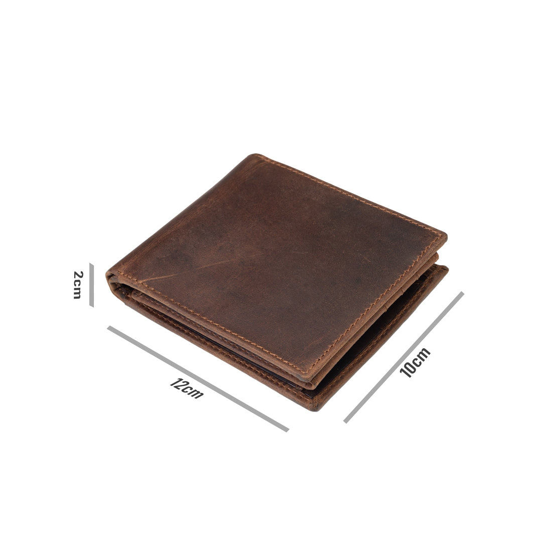 Portofel barbati din piele naturala maro OIL