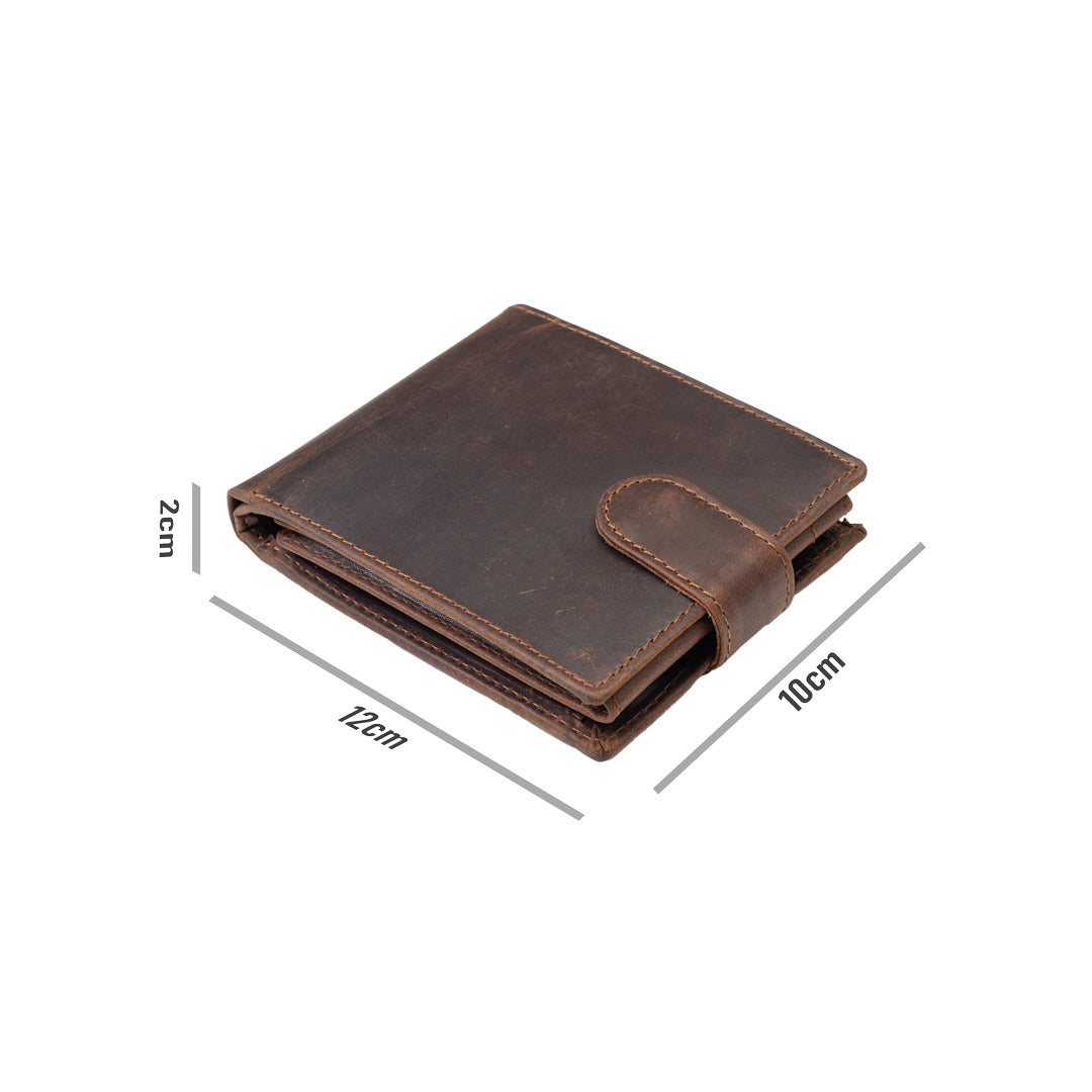 Portofel barbati din piele naturala maro POIL