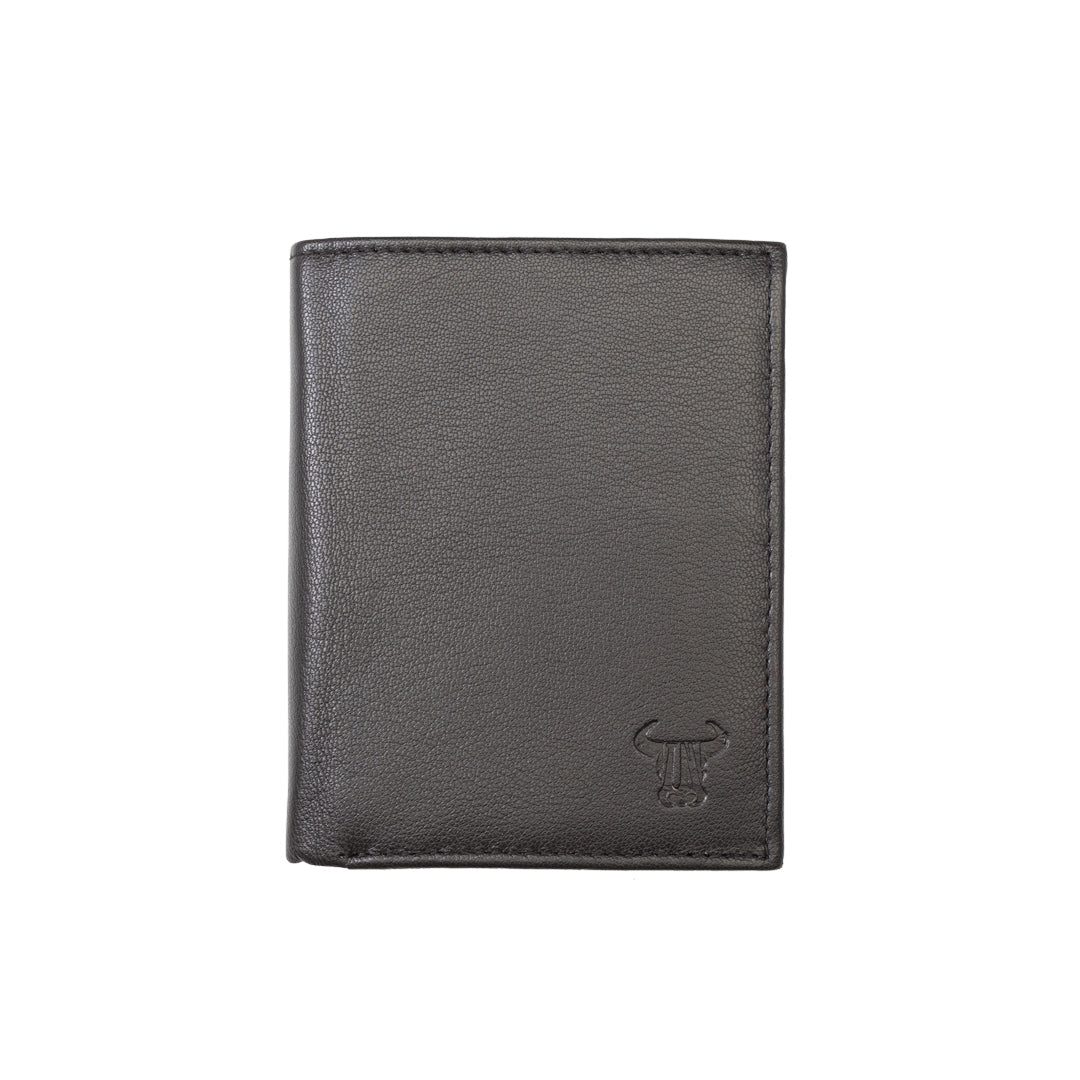 Portofel barbati din piele naturala maro Ryan,protectie RFID