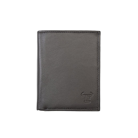 Men's wallet made of genuine leather, brown, Ryan, RFID protection