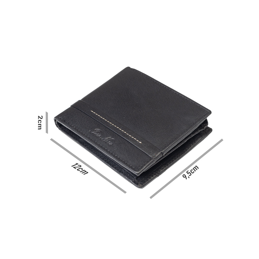 Portofel barbati din piele naturala negru Andy,protectie RFID