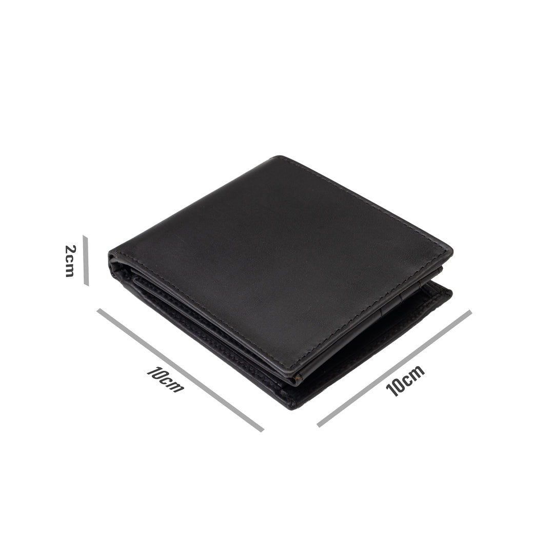 Portofel barbati din piele naturala negru OIL